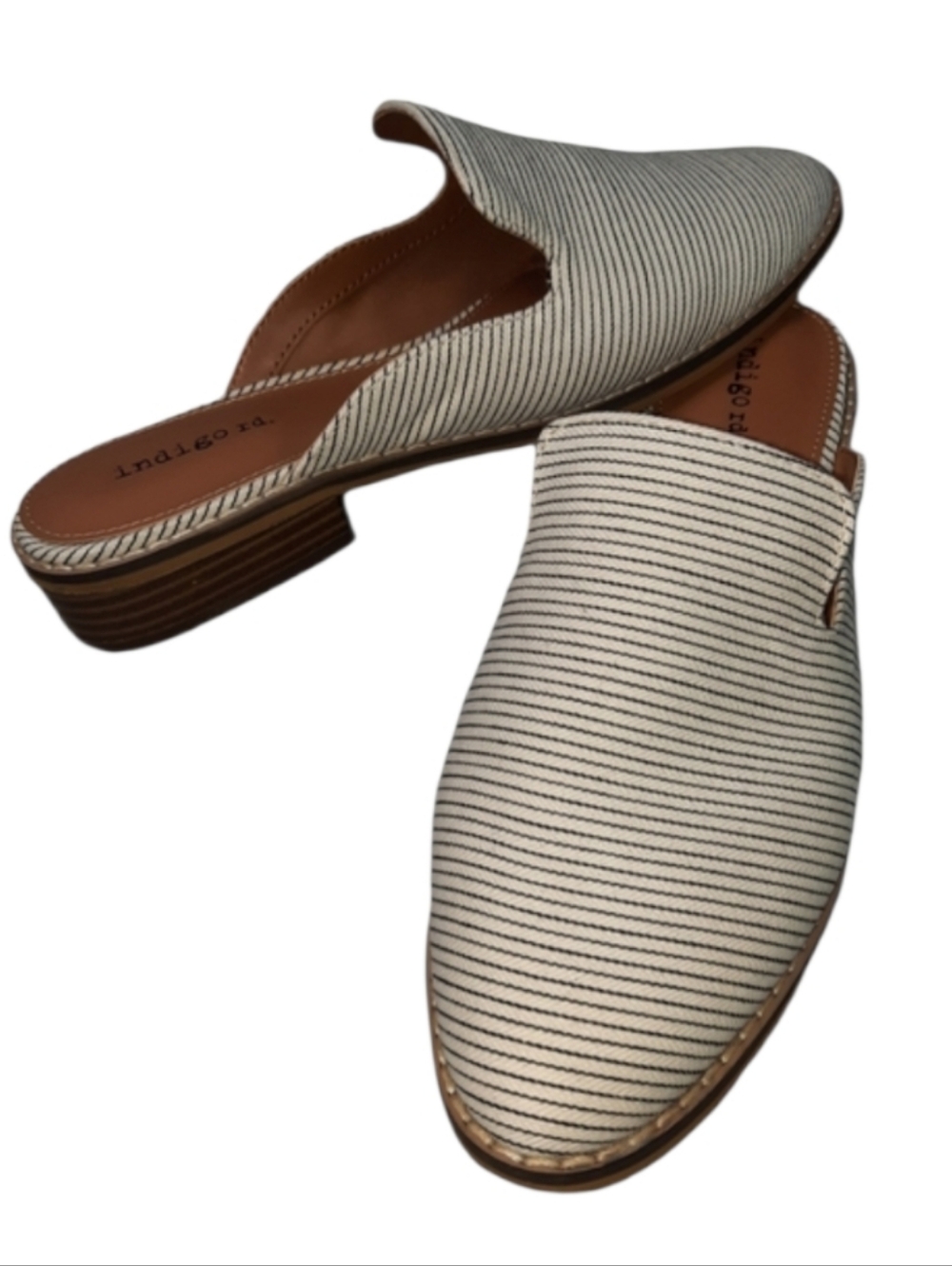 Indigo rd Hayze3 Stripe Mule SZ 8.5M
